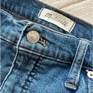 Madewell Women's Blue Slim Demi-Boot Enright Wash Denim Jean Size 32